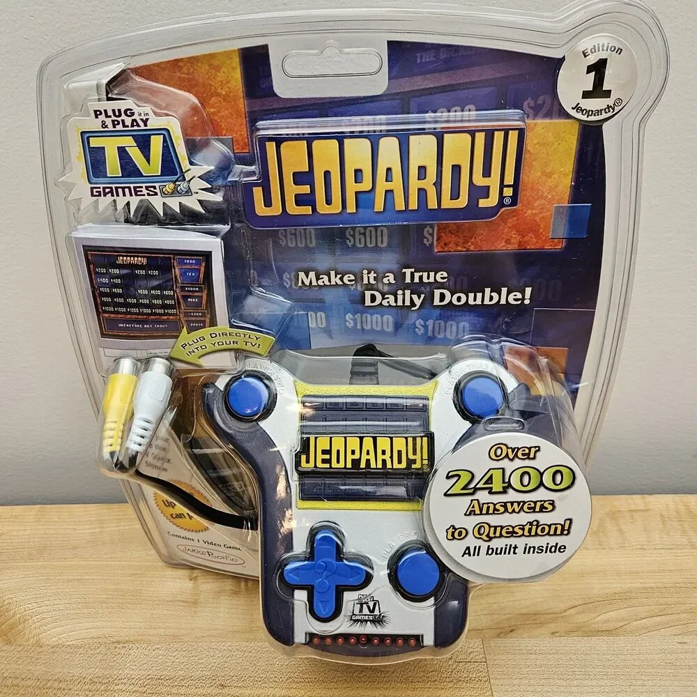 Jakks Pacific Jeopardy Plug & Play TV Games Edition 1 Over 2400 Answers